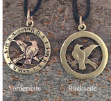 Anhänger 137 Raben - Bronze