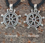 Anhänger 126 Steuerrad - Silber