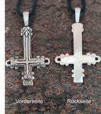 Anhänger 28 Kreuz - Zinn