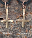 Anhänger 22 Kreuz - Bronze