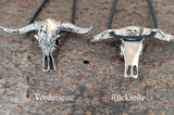 Anhänger 98 Stier - Edelstahl