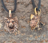 Anhänger 42 Wolf - Bronze