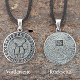 Anhänger 429 Wolfspfote - Silber