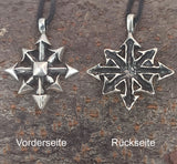 Anhänger 60 Chaosstern - Silber