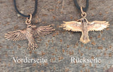 Anhänger 44 Rabe - Bronze