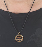 Anhänger 127 Raben - Bronze