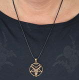 Anhänger 143 Pentagramm - Bronze