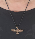 Anhänger 44 Rabe - Bronze