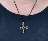Anhänger 83 Keltenkreuz - Bronze