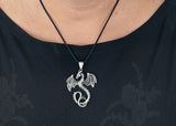 Anhänger 20 E Drache - Edelstahl