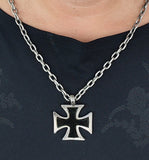 Anhänger 49 Eisernes Kreuz - Zinn