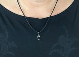 Anhänger 17 Kreuz - Silber