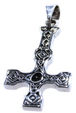Anhänger 83 Kreuz - Edelstahl
