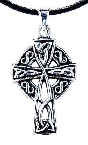 Keltenkreuz 106 mit Schlangenkette - Silber