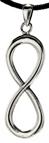 Unendlichkeitszeichen 259 mit Schlangenkette - Silber
