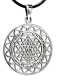 Anhänger 130 Sri Yantra - Silber