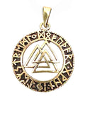 Anhänger 138 Wotansknoten - Bronze