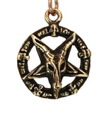 Anhänger 123 Pentagramm - Bronze