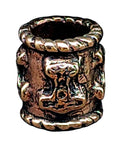 Bartperle Thorshammer 8 mm - Bronze