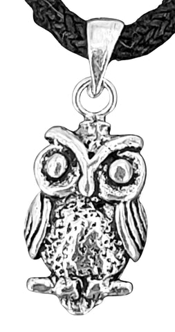 Anhänger 13 A Eule - Silber