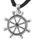 Anhänger 126 Steuerrad - Silber