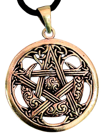 Anhänger 162 Pentagramm - Bronze