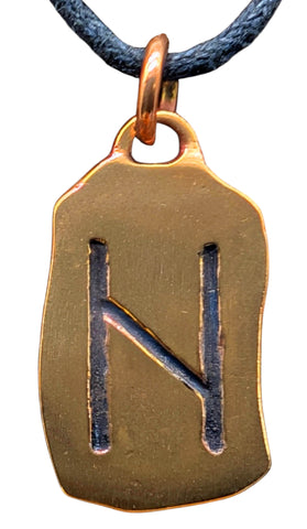 Anhänger 95 Hagalaz - Bronze
