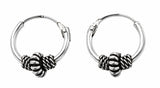 Unisex Ohrringe aus 925 Silber – zeitlos & hochwertig | Bali Creole CR.31