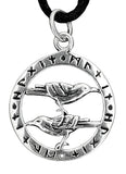 Raben 234 mit Schlangenkette - Silber