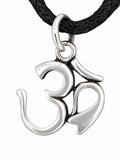 Om / Aum 121 mit Schlangenkette - Silber