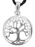 Lebensbaum 86 mit Schlangenkette - Silber