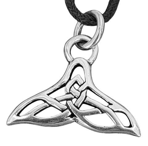 Walflosse 270 mit Schlangenkette - Silber