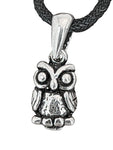 Eule 207 mit Schlangenkette - Silber