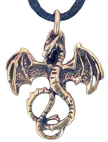 Anhänger 10 Drache - Bronze
