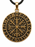 Anhänger 126 Wikinger Kompass - Bronze