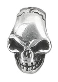 Totenkopf 33 mit Schlangenkette - Silber