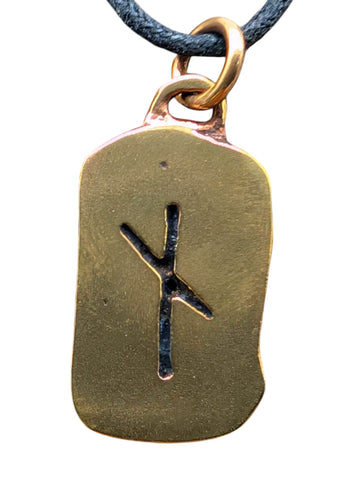 Anhänger 96 Nauthiz - Bronze