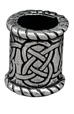 Bartperle Keltenknoten 8 mm - Silber