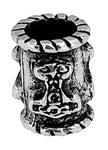 Bartperle Thorshammer 6mm - Silber
