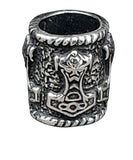 Bartperle Thorshammer 8 mm - Silber