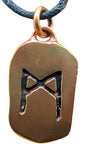 Anhänger 105 Mannaz - Bronze