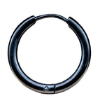 Klappcreole schwarz 16mm - Edelstahl kcschw05