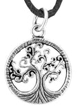 Lebensbaum 213 mit Schlangenkette - Silber