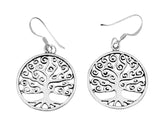 Ohrring 14 Lebensbaum - Silber