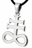 Leviathan Kreuz 403 mit Schlangenkette - Silber