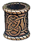 Bartperle Keltenknoten 8 mm - Bronze