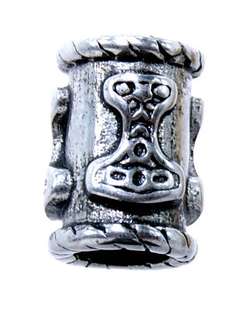 Bartperle Thorshammer 6 mm - Edelstahl
