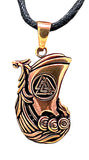 Anhänger 204 Wikinger-Schiff - Bronze