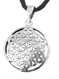 Anhänger 96 B Blume des Lebens - Silber