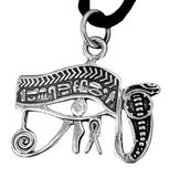 Auge des Horus 370 mit Schlangenkette - Silber